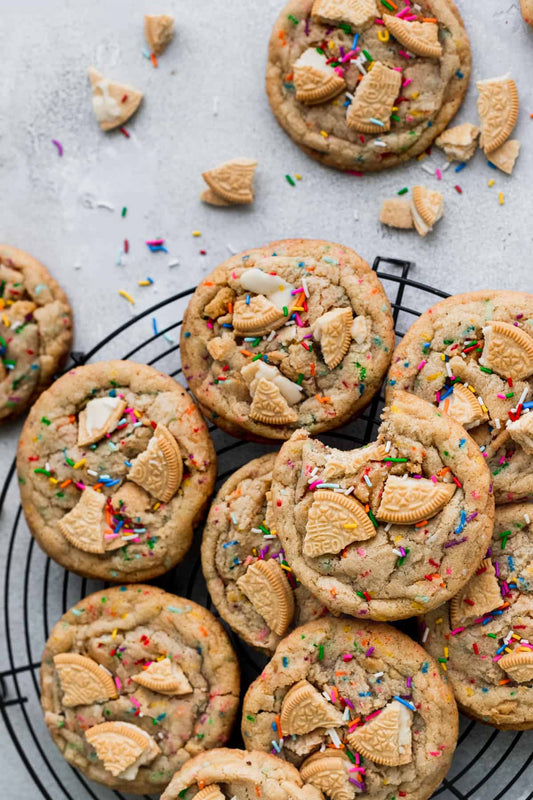 BIRTHDAY CAKE GOLD OREO COOKIES